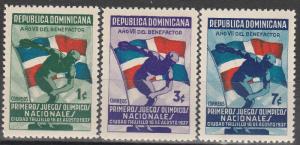 Dominican Republic #326-8 F-VF Unused  CV $52.00  (A4875)