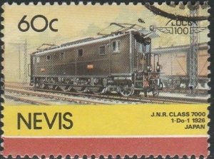 Nevis,  #202b Used From 1983-86