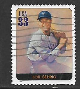 USA, 3408T, USED, LOU GEHRIG