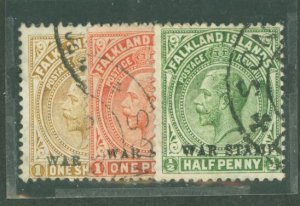 Falkland Islands #MR1-3 Used Single (Complete Set)