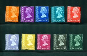 HONG KONG QE II DEFINITIVES  SCOTT# 275/88 MINT NH--SCOTT $131.00