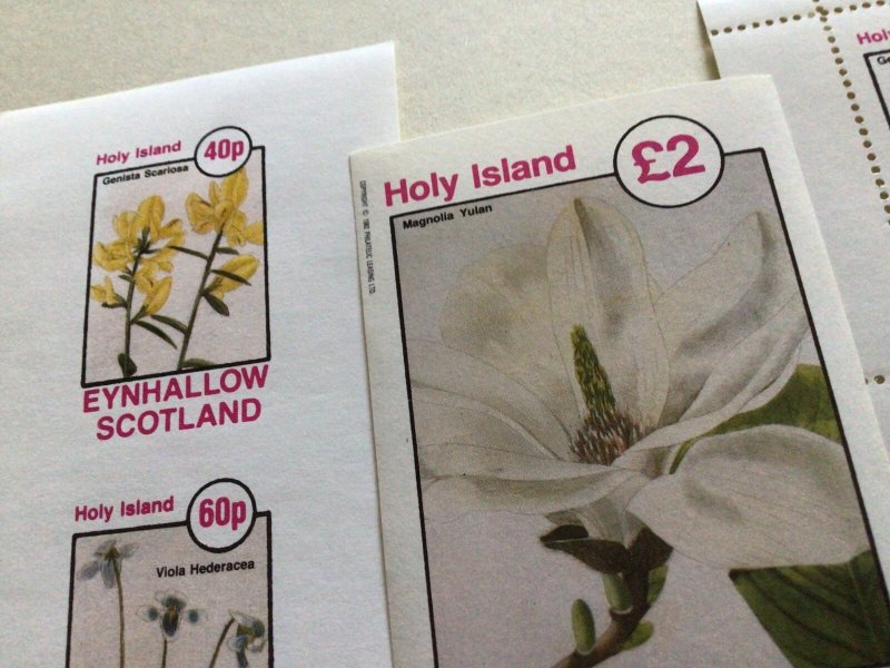 Scotland Flowers mint never hinged stamps sheets Ref R49120