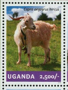 Goat Stamp Chinese Lunar Year Capra Aegagrus Hircus S/S MNH #3295-3298