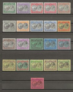 DOMINICA 1923/33 SG 71/91 MINT Cat £400