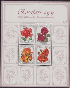 SOUTH AFRICA MNH Scott # 528a Roses Sheet (1 Sheet) (2)