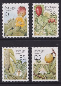 Portugal Madeira    #157-160  MNH    1992  fruits and plants