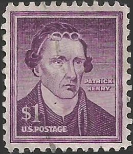 # 1052a USED DRY PRINT PATRICK HENRY    