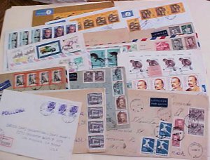 POLAND  26 SMALL REGISTERED COVERS  TO USA  AFTER 1949