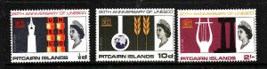 Pitcairn Is-Sc#64-6- id9-unused hinge remnant set-UNESCO-Omnibus-1966-