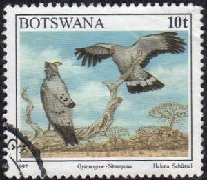 Botswana 621 - Used - 10t Gymnogene (Eagle) (1997) (cv $1.20) (2)