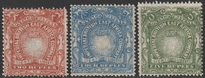 EDSROOM-17344 British East Africa 27, 29-30 LH 1890 CV$69.50