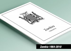 PRINTED ZAMBIA 1964-2010 STAMP ALBUM PAGES (248 pages)