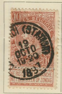 A6P12#152 Belgium 1893-1900 10c used-