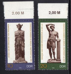 Germany  DDR  1983 MNH sculptures in state museum   complete