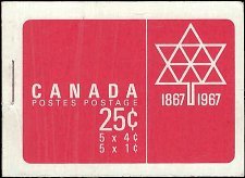 CANADA   # 454a MNH SPECIAL BOOKLET 5 $.01 PLUS LABEL & 5 $.06 PLUS LABEL (12)
