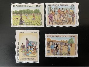 Mali 1999 Mi. 2219 - 2222 Fight against poverty Poverty poverty 4 val. MNH-