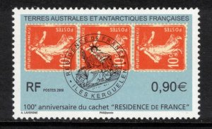 FRENCH ANTARCTIC 2009 Kerguelen Islands Seal Centenary; Scott 414; MNH