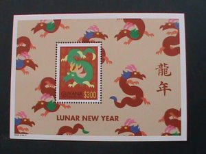 GUYANA-2000-SC#3463  CHINES NEW YEAR OF THE LOVELY DRAGON-MNH S/S   VERY FINE