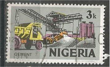 NIGERIA, 1974, used 3k, Cement Scott 293