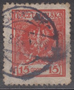 Poland Scott #220 1924 Used