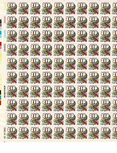 Zip Code 10c US Postage Sheet of 100 stamps #1511 VF MNH