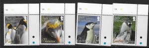 S.GEORGIA & S.SANDWICH IS. SG510/13 2010 PENGUINS   MNH