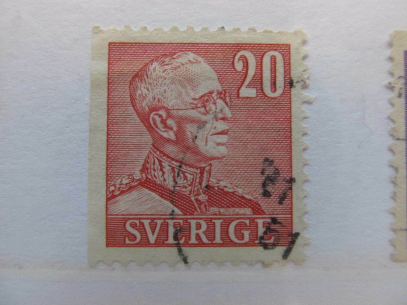 1940 Sweden Suede Sweden 20o Perf 12 1⁄2 Fine Green Used A13P14F202-