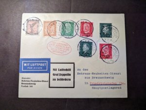 1930 Germany Airmail LZ 127 Graf Zeppelin Airmail Cover to Friedrichshafen