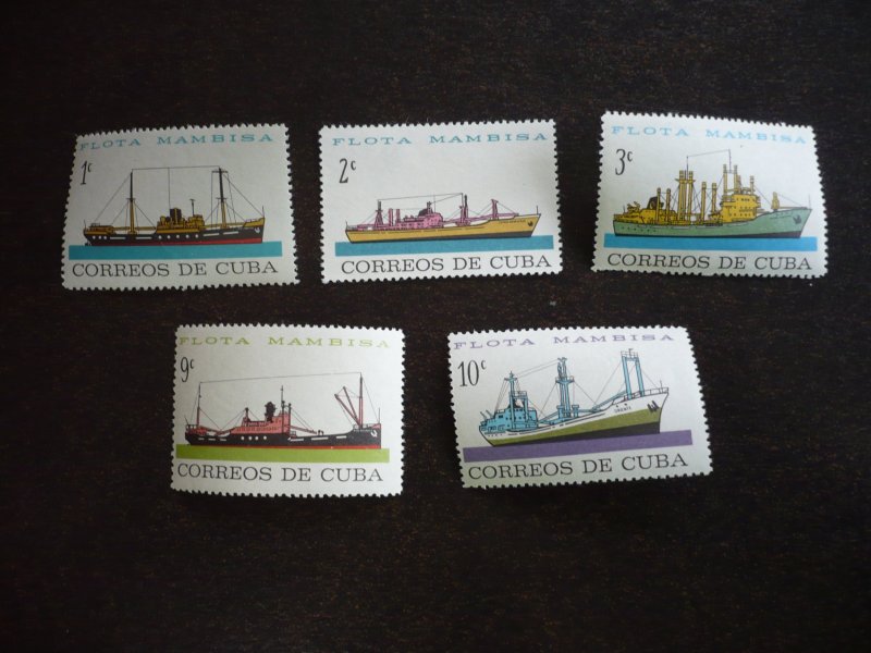 Stamps - Cuba - Scott# 841-845 - Mint Hinged Set of 5 Stamps