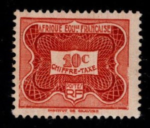 French Equatorial Africa Scott J12 MH* 1947 Postage due