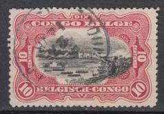 Belgian Congo - 1910 10c River, Stanley Falls  (844)