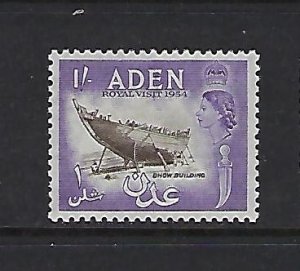 ADEN SCOTT #62 1954 ROYAL VISIT  MINT LIGHT HINGED