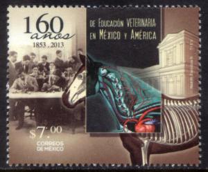 MEXICO 2826, 160 Years of teaching Veterinary Medicine. MNH