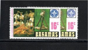 Bahamas 1977 MNH Sc 410 BLUE COLOR ERROR
