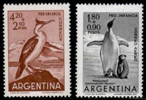 Argentina #B30, CB61 ~ Set of 2 ~ Birds ~ Mint, LHM  (1961)