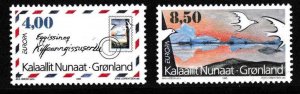 Greenland 1995 Europa Peace & Liberty Scott 291-292 VF/NH/(**)