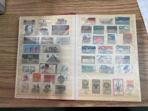 GERMANY 350+ DIFFERENT POSTALLY USED STAMPS MOST WEST ON STOCK PAGES A710