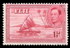 Fiji #119 (SG 251) Cat£18, 1938-55 1 1/2p rose carmine, Die I, never hinged