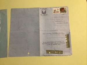 Rhodesia airmail Air Letter Cover 6 Items Ref A1270 