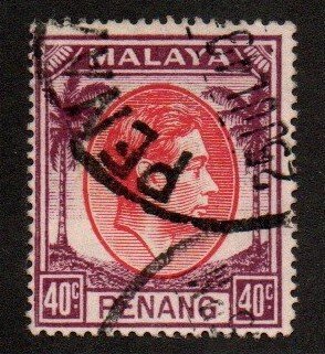 Malaya - Penang 18 Used