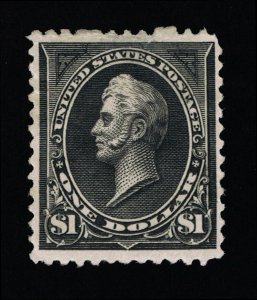 VERY AFFORDABLE GENUINE SCOTT #261A F-VF MINT OG H 1894 TYPE-II BLACK  #11691