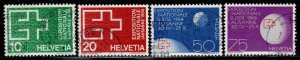 Switzerland #430-33 ~ Clpt Set of 4 ~ Swiss National EXPO ~ Used  (1963)