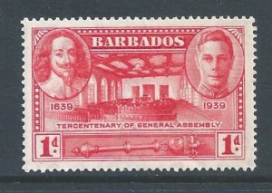 Barbados #203 NH 1p Tercentenary of General Assembly