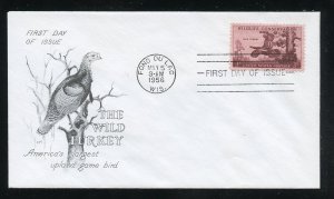 US 1077 Wildlife Conservation UA 1st Mile High KRC cachet FDC