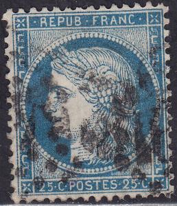 France 58 Ceres 25c 1871