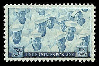 PCBstamps   US # 935 3c Navy,MNH, (1)