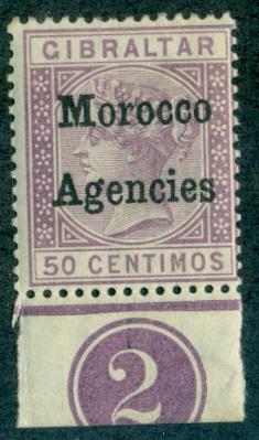 Great Britain Offices In Morocco #6  MNH  Scott $20.00