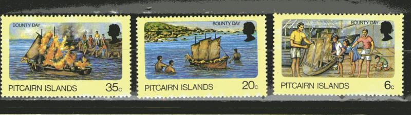 Pitcairn 174-176 MNH