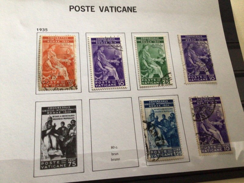 Vatican City 1935  used stamps  A18940