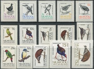 Niuafo'ou 1983 SG27-41 Birds set #1 MNH